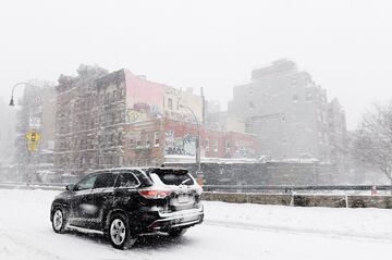 Nueva York bajo la nieve: imágenes impresionantes