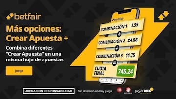 Crear Apuesta + de Betfair para la jornada 4 de la Champions League
