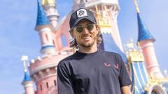 Modric, en Disneyland en un viaje familiar.