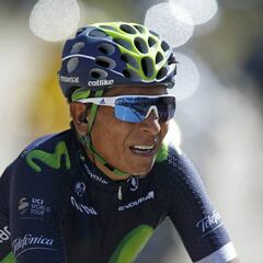 Nairo Quintana: "Ha sido una etapa dura, con mucho calor"