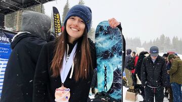 La snowboardista chilena se hizo conocida en Estados Unidos, donde logró insertarse en una competitiva realidad de su deporte.