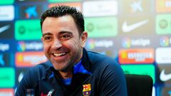 Barcelona coach Xavi Hernández was asked about Barçagate, Pedri’s absence and the form of Robert Lewandowski and Raphinha before the LaLiga game against Cádiz.