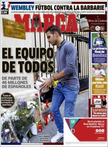 Portadas de la prensa mundial