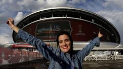 Belleza y color: las imágenes de los hinchas en Kazán