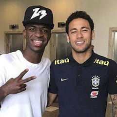Neymar abre el paso a Vinicius en la selección brasileña
