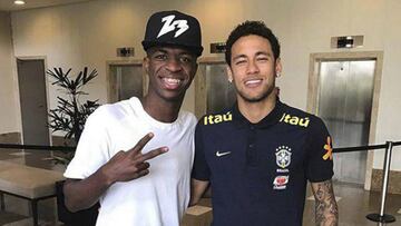 Neymar abre el paso a Vinicius en la selección brasileña