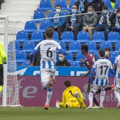 La Real se clasifica con susto ante un valiente Leganés