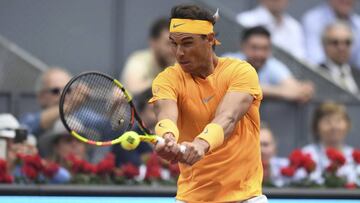 ¿Cuándo juega Nadal? Horario y TV de su partido en el Mutua Madrid Open