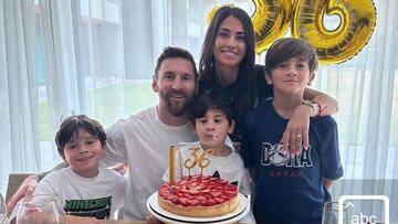 El detalle m¨¢s viral en cumplea?os de Leo Messi