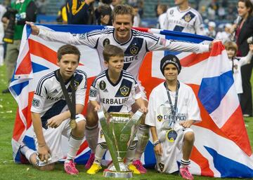 David Beckham cambió la historia de la MLS y dejó huella en su paso por LA Galaxy, donde ganó un par de títulos.