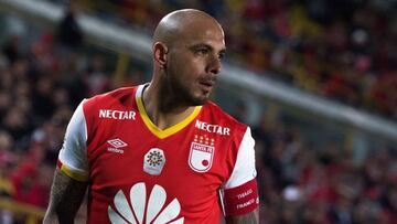 Omar P&eacute;rez, jugador de Santa Fe