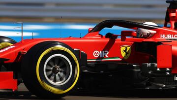 Sebastian Vettel (Ferrari SF1000). Silverstone, F1 2020. 