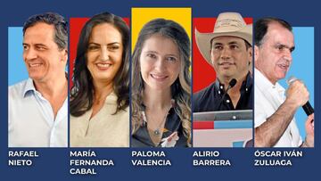 Candidatos del Centro Democr&aacute;tico.