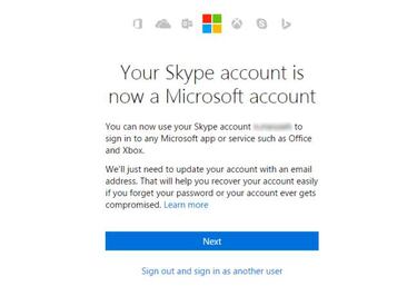 Cómo juntar tus cuentas de Skype y Microsoft en una sola