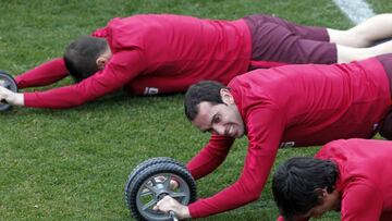 23/02/17 ENTRENAMIENTO DEL ATLETICO DE MADRID
GODIN