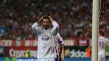 Ramos lamenta la última oportunidad.