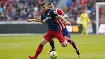 Lucas, durante el partido.