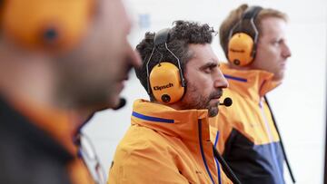 Andrea Stella, Race Engineer, McLaren.