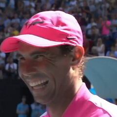 "¿Qué fue lo mejor de tu 2019?" La respuesta de Nadal hizo reírse a todo el pabellón