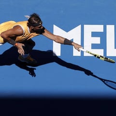 Así fue el cómodo estreno de Nadal en el Abierto de Australia