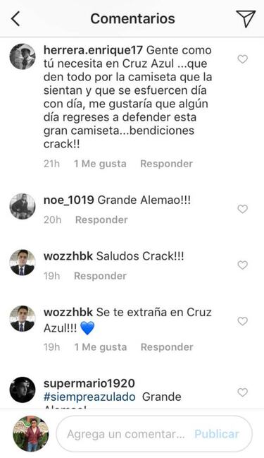 Aficionados de Cruz Azul piden a Alemao que vuelva