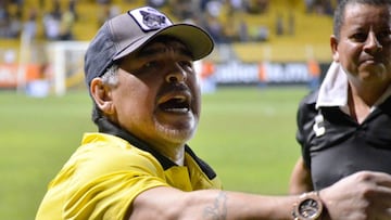 El Gran Pez tuvo que esperar hasta el tiempo de compensaci&oacute;n para brindarle a Diego Armando Maradona su segundo triunfo como t&eacute;cnico en el Ascenso MX.