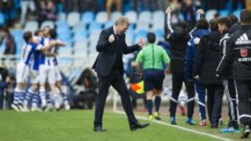 David Moyes, entrenador de la Real Sociedad