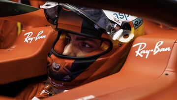 Carlos Sainz (Ferrari). Paul Ricard, Francia. F1 2021.