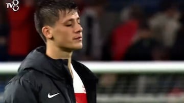 La imagen que encoge el corazón de los madridistas: vean las caras de Arda Güler tras lesionarse
