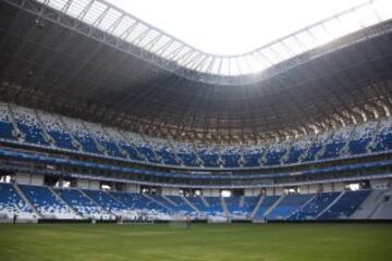 El estadio más nuevo y moderno en México. Inaugurado el 2 de agosto de 2015, la casa de los Rayados de Monterrey también es considerado por su cercanía con Estados Unidos.