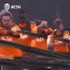 El valencianismo indignado con Guedes por su intensidad entrenando