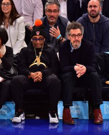 Spike Lee y John Turturro en el Madison Square Garden.