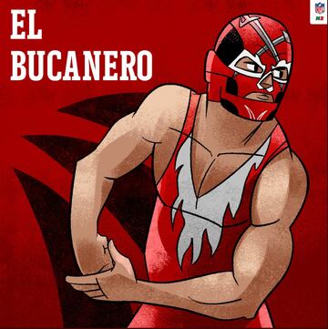 Así se ven los 32 equipos al estilo de la lucha libre mexicana