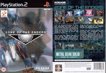 zone of the enders box art portada