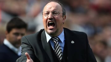 El entrenador espa&ntilde;ol del Newcastle, Rafa Ben&iacute;tez, durante un partido.