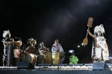 Inicio de la ceremonia de inauguración de Copa América