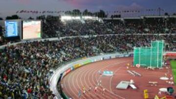 El Estadio Ol&iacute;mpico de Helsinki, en el que se disputaron los Mundiales de 2005. 