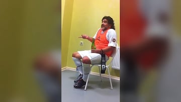 Se viraliza un viejo video de Maradona y Zamorano: el ‘10′ dice esto del chileno