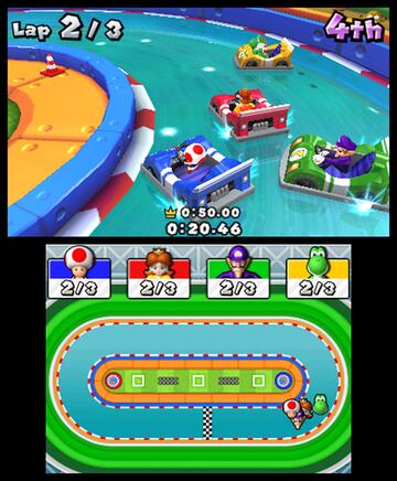 Captura de pantalla - Mario Party: Island Tour (3DS)