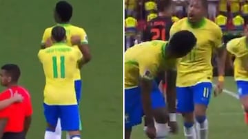 La bronca de Raphinha a Vinicius cuando le cambiaron: el motivo da la razón al del Barça...
