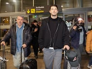 Guido, a su llegada a Valencia.