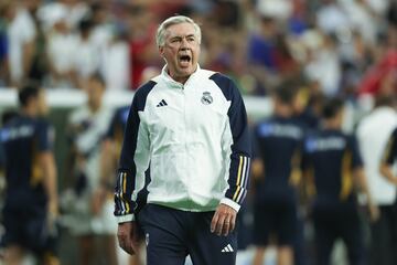 Ancelotti en la banda.