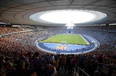 El Olympiastadion es donde juega el Hertha de Berlín y tiene capacidad para 71.000 espectadores.