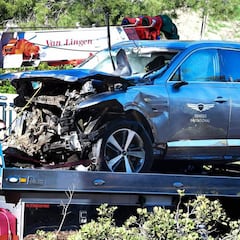 Accidente de Tiger Woods: el golfista conducía al doble de la velocidad permitida