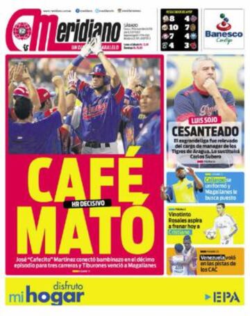 Portadas de la prensa deportiva