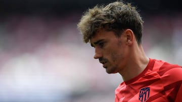 Griezmann en el Atlético-Espanyol de LaLiga 21-22.