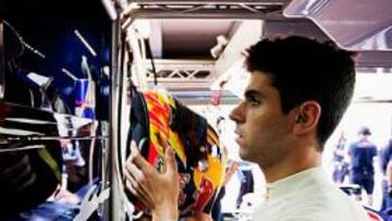 <b>DISGUSTADO. </b>Alguersuari tendrá una difícil carrera al salir 19º.