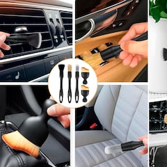 El set de cepillos para quitar el polvo del coche más vendido en Amazon