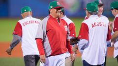 Action photo during the match Mexico vs Venezuela  Corresponding to Group D of the World Baseball Classic 2017, at  Jalisco Charros Stadium.

Foto de accion durante el partido Mexico vs Venezuela, Correspondiente al Grupo D del Clasico Mundial de Beisbol 2017, en el Estadio de Charros de Jalisco, en la foto:  	Fernando Valenzuela Mexico

12/03/2017/MEXSPORT/Cristian de Marchena