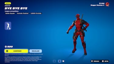 El baile más viral de ‘Deadpool y Lobezno’ se abre paso hasta Fortnite: así es ‘Bye Bye Bye’ de NSYNC en el juego